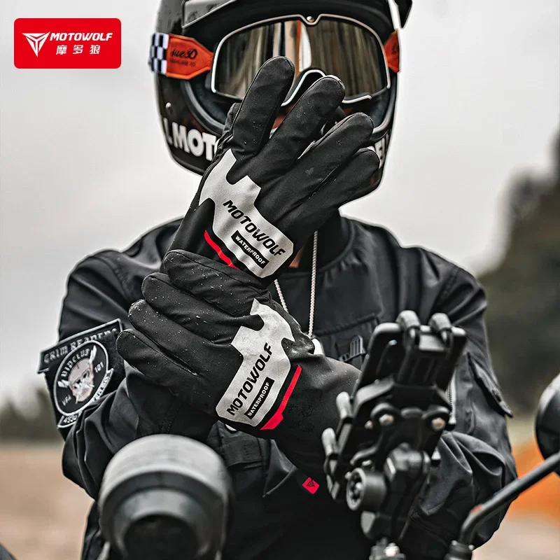 Autumn Winter Motorcycle Ridin - Motorcycle Gear Gloves 评论和价格