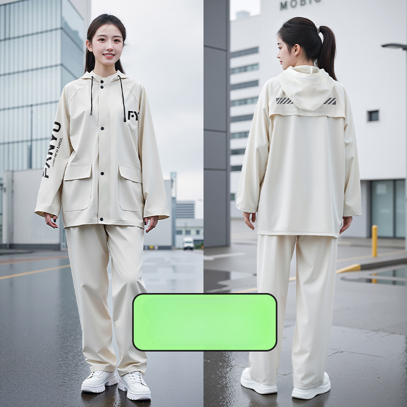 Men Women Stormproof Waterproo - Motorcycle Rain Suit 评论和价格