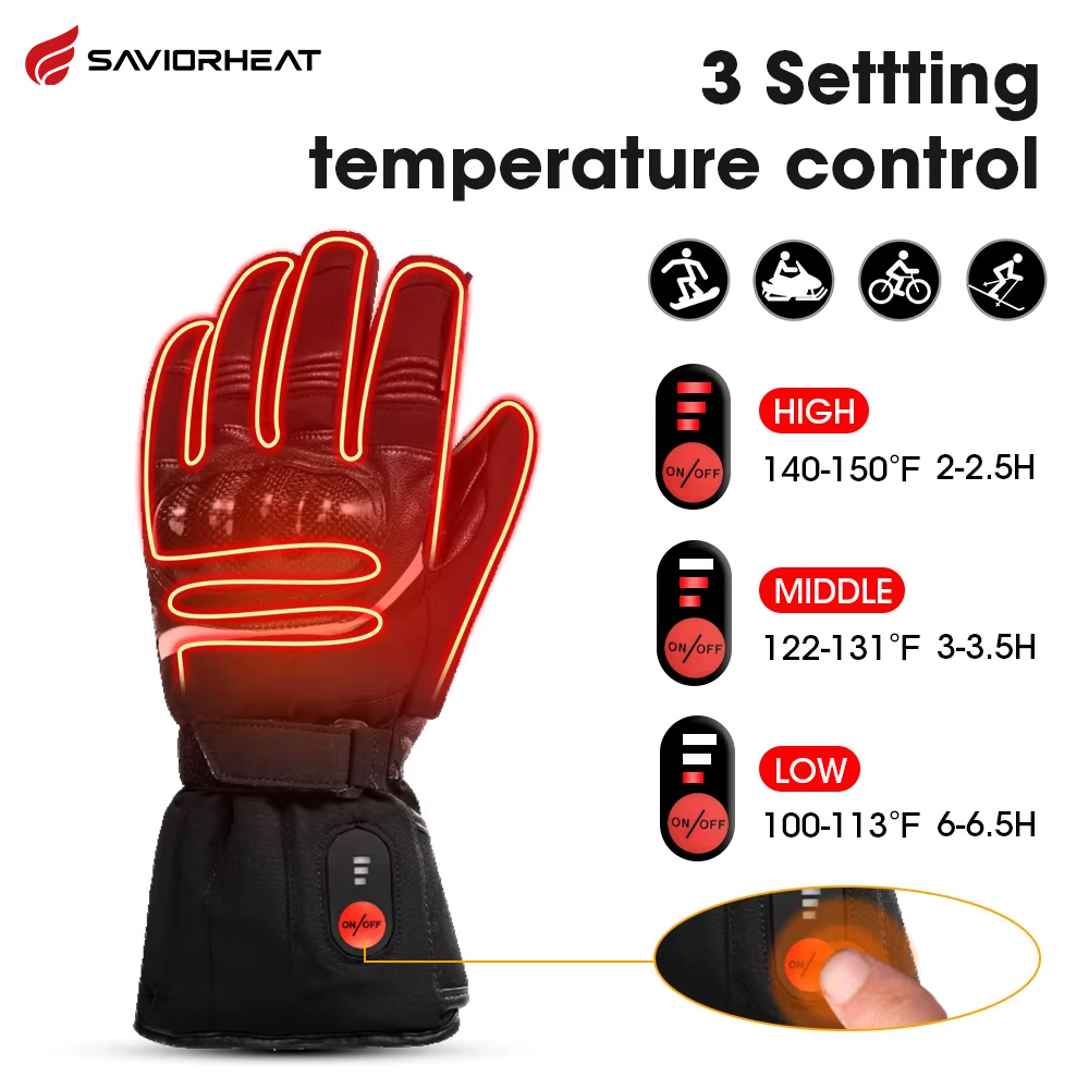 Savior Heat 100% Waterproof Mo - Motorcycle Gear Gloves 评论和价格