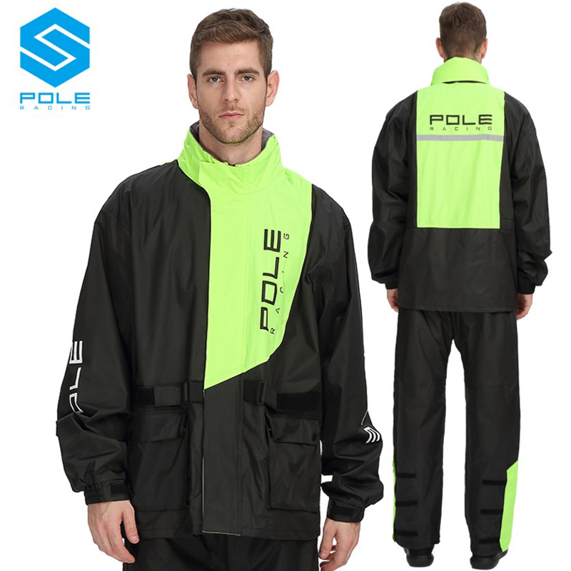 POLE Motorcycle Raincoat Breat - Motorcycle Rain Suit 评论和价格