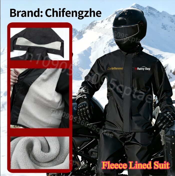 Waterproof Split Motorcycle Ra - Motorcycle Rain Suit 评论和价格