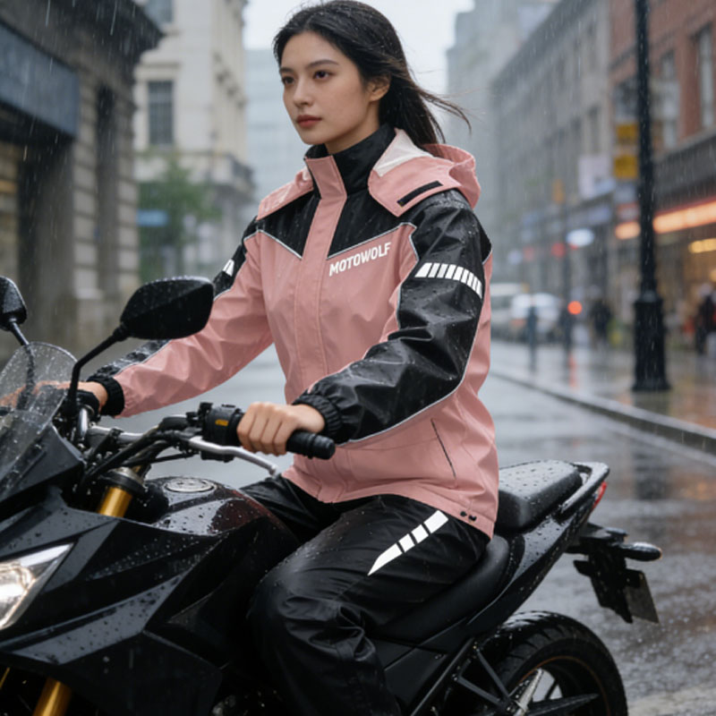 Split Motorcycle Raincoat Suit - Motorcycle Rain Suit 评论和价格